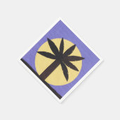 Cocktail Napkin met een ontwerp van de palmboom Servetten (Hoek)