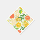 Cocktail Napkins - Boho Citrus Slices Servet (Hoek)