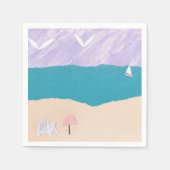 Cocktail Napkins met bandontwerp Servetten (Voorkant)