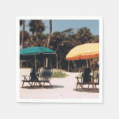 Cocktail Napkins met een Island Scene Servetten (Voorkant)