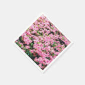 Cocktail Napkins met een roze Floral-ontwerp Servet (Hoek)