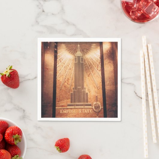 Cocktail Napkins met Empire State Building Servetten (Insitu)