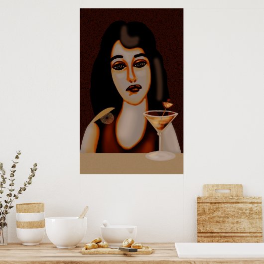 Cocktail night poster (Keuken)