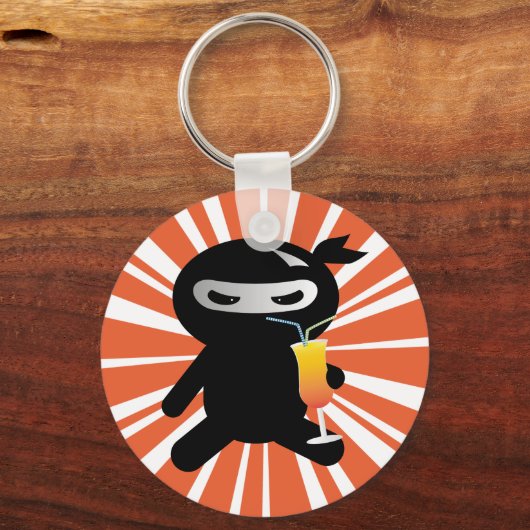 Cocktail Ninja Sleutelhanger (Voorkant)