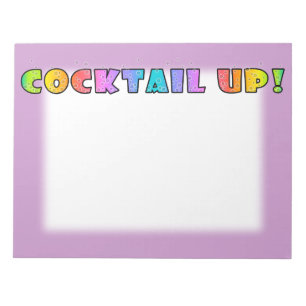 COCKTAIL. NOTITIEBLOK GROOT