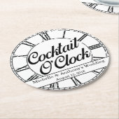 Cocktail O'Clock Onderzetter (Gebogen)