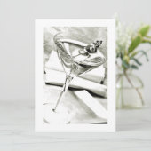 COCKTAIL OF ELKE UITNODIGING VOOR EEN VOLWASSENENF (Staand voorkant)