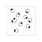 Cocktail Olijven Art Stamp Rubberstempel (Afrduk)