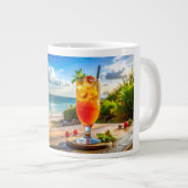 Cocktail on beach grote koffiekop (Voorkant rechts)
