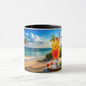 Cocktail on beach mok (Midden)