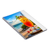 Cocktail op het strand notitieboek (Rechterzijde)