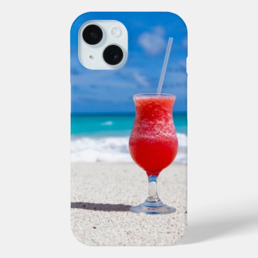 Cocktail op het Zand Case-Mate iPhone Case (Achterkant)