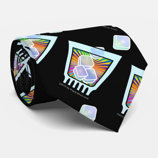 COCKTAIL - OUD FASHIONED - ROCKGLAS STROPDAS (Opgerold)