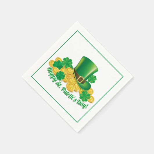 Cocktail Paper Napkins-St. Patrick's Day Servet (Hoek)