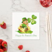 Cocktail Paper Napkins-St. Patrick's Day Servet (Insitu)
