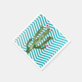 Cocktail Papier Servet Boho Cactussen Cactus Succu (Hoek)