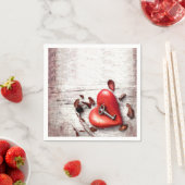 Cocktail Papier Servet Country Wood Sleutel tot mi (Insitu)