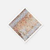 Cocktail Papier Servet land schuur hout kant trim (Hoek)