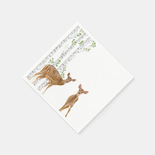 Cocktail Papier Servet XMAS Herten Doe Woodland Bu (Hoek)