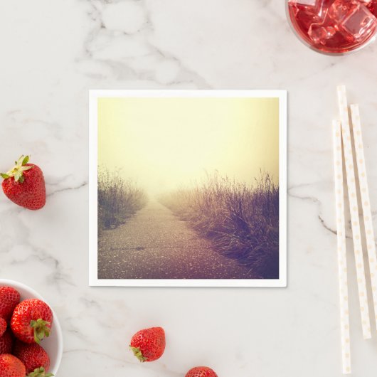 Cocktail Papier Servet Zonsopgang Pathway Walkway (Insitu)