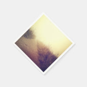 Cocktail Papier Servet Zonsopgang Pathway Walkway  (Hoek)