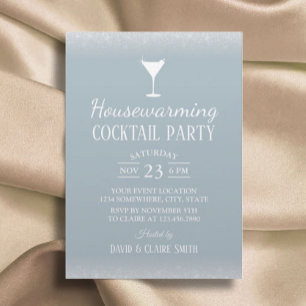 Cocktail-partij bij de moderne usty Blue Kaart