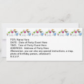 COCKTAIL. PARTIJINVITATIE KAART (Achterkant)