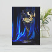 COCKTAIL-partijuitnodiging Kaart (Staand voorkant)