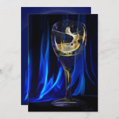 COCKTAIL-partijuitnodiging Kaart (Voorkant / Achterkant)