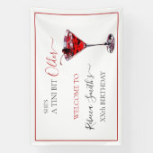 Cocktail Party A tini bit Older Cherry Martini Spandoek (Verticaal)