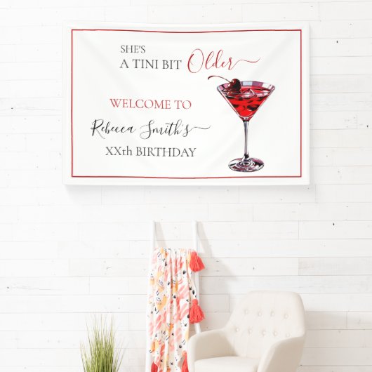 Cocktail Party A tini bit Older Cherry Martini Spandoek (Insitu)