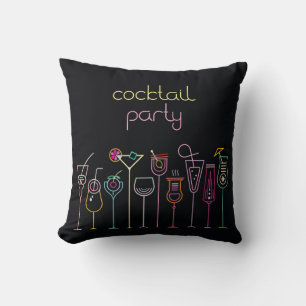 Cocktail Party achtergrond Kussen