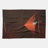 Cocktail Party Bar Towel - Red Cocktail Martini Theedoek (Horizontaal)