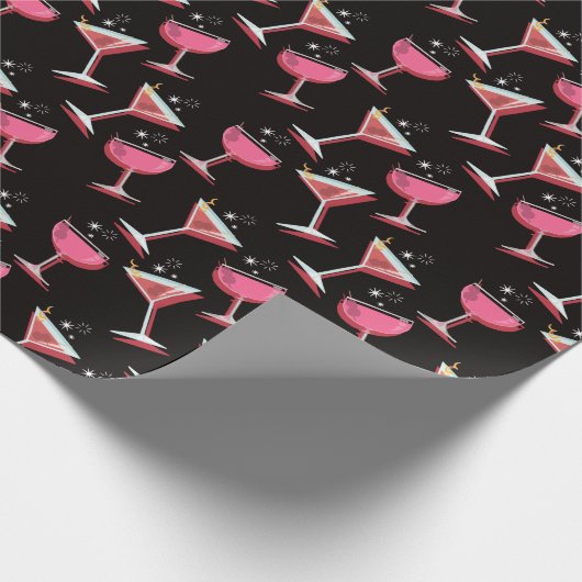 Cocktail Party Cadeaupapier (Hoek)