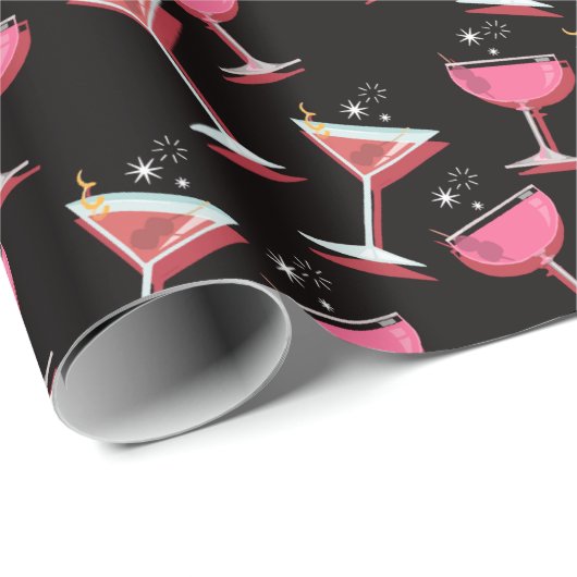 Cocktail Party Cadeaupapier (Rol Hoek)