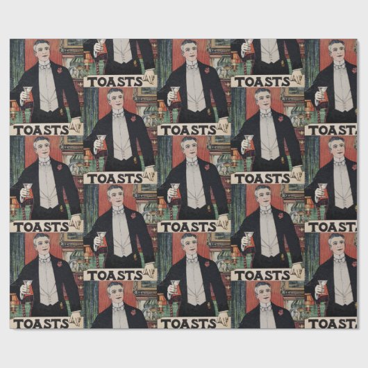 cocktail Party Cadeaupapier (Vlak)