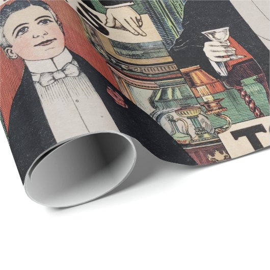 cocktail Party Cadeaupapier (Rol Hoek)