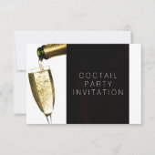 Cocktail Party Club Invitation Vip Uitnodiging (Voorkant)