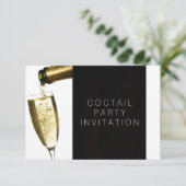 Cocktail Party Club Invitation Vip Uitnodiging (Staand voorkant)