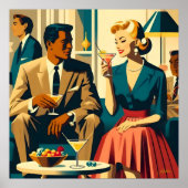 Cocktail Party Couples Shared Attraction Poster (Voorkant)