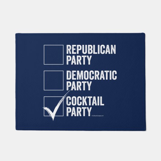 Cocktail Party Deurmat (Voorkant)