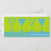 Cocktail Party-Fundraiser-uitnodiging (Voorkant)