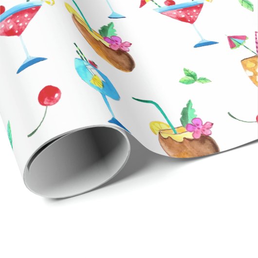 Cocktail Party Gift Cadeaupapier (Rol Hoek)