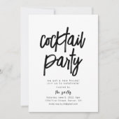 Cocktail Party Housewarming Party Kaart (Voorkant)