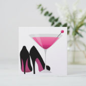 Cocktail Party Invitation by SRF Kaart (Staand voorkant)