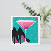 Cocktail Party Invitation by SRF Kaart (Staand voorkant)