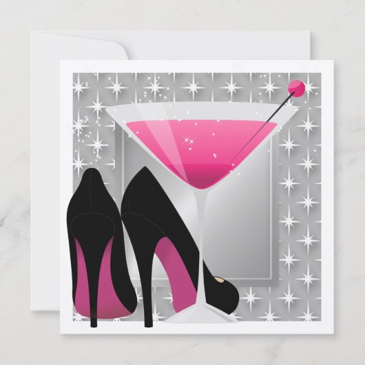 Cocktail Party Invitation by SRF Kaart (Voorkant)