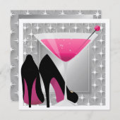 Cocktail Party Invitation by SRF Kaart (Voorkant / Achterkant)