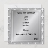 Cocktail Party Invitation by SRF Kaart (Achterkant)