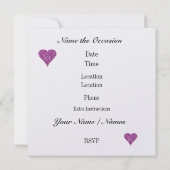 Cocktail Party Invitation by SRF Kaart (Achterkant)